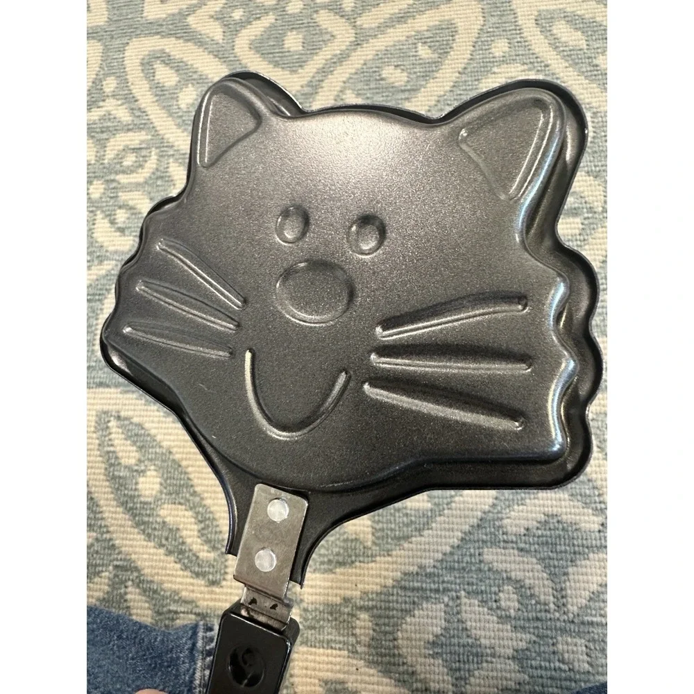 Cat Face Mini Pancake Frying Pan Non-Stick‎ Skillet Cartoon Breakfast Cookware
